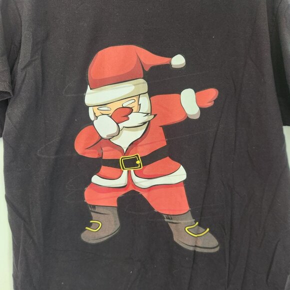 Dabbing Santa Claus Christmas T-Shirt Unisex Funny Xmas Dab Dance T-Shirt Large - Picture 3 of 10